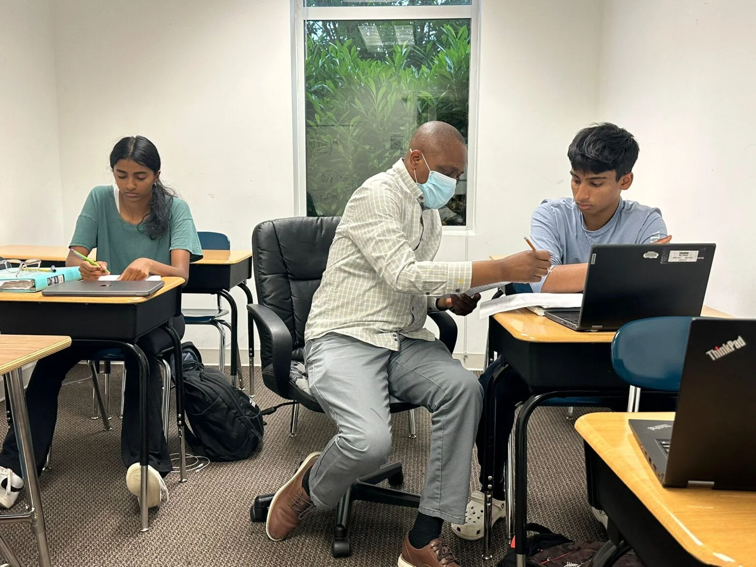 Individual tutoring session