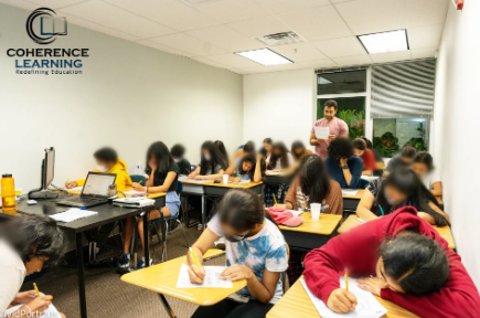 Students in classroom learning session